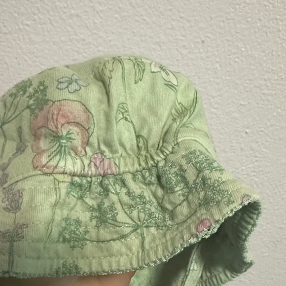 next Light Green Floral Hat for 3-6mo - Picture 3 of 8